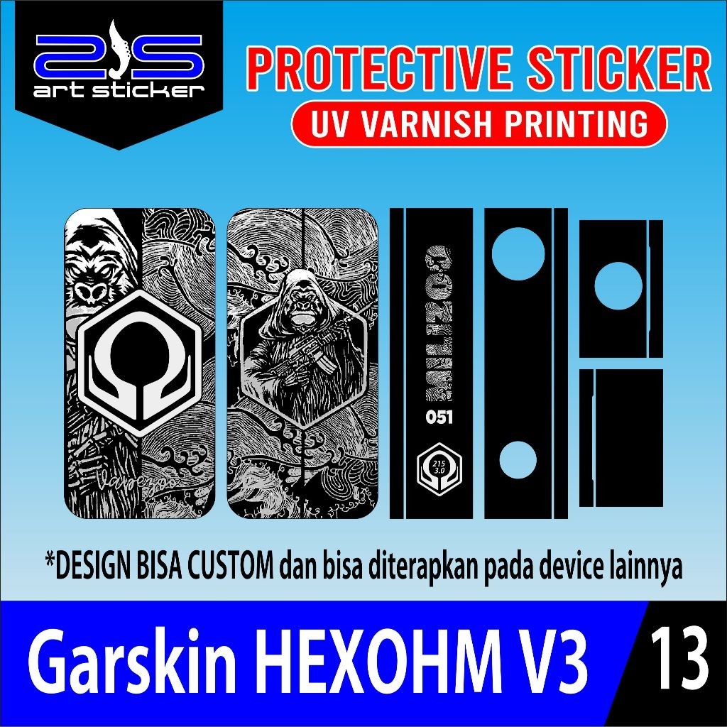 

StikerHeksomV3 Milizuu UV Varnish Printing