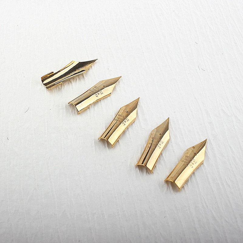 

5PCS Straight Iridium Pen Nibs EF/F Pen Tip Replacement Fit for Most Fountain Pens Student Writting Tools Accessories
