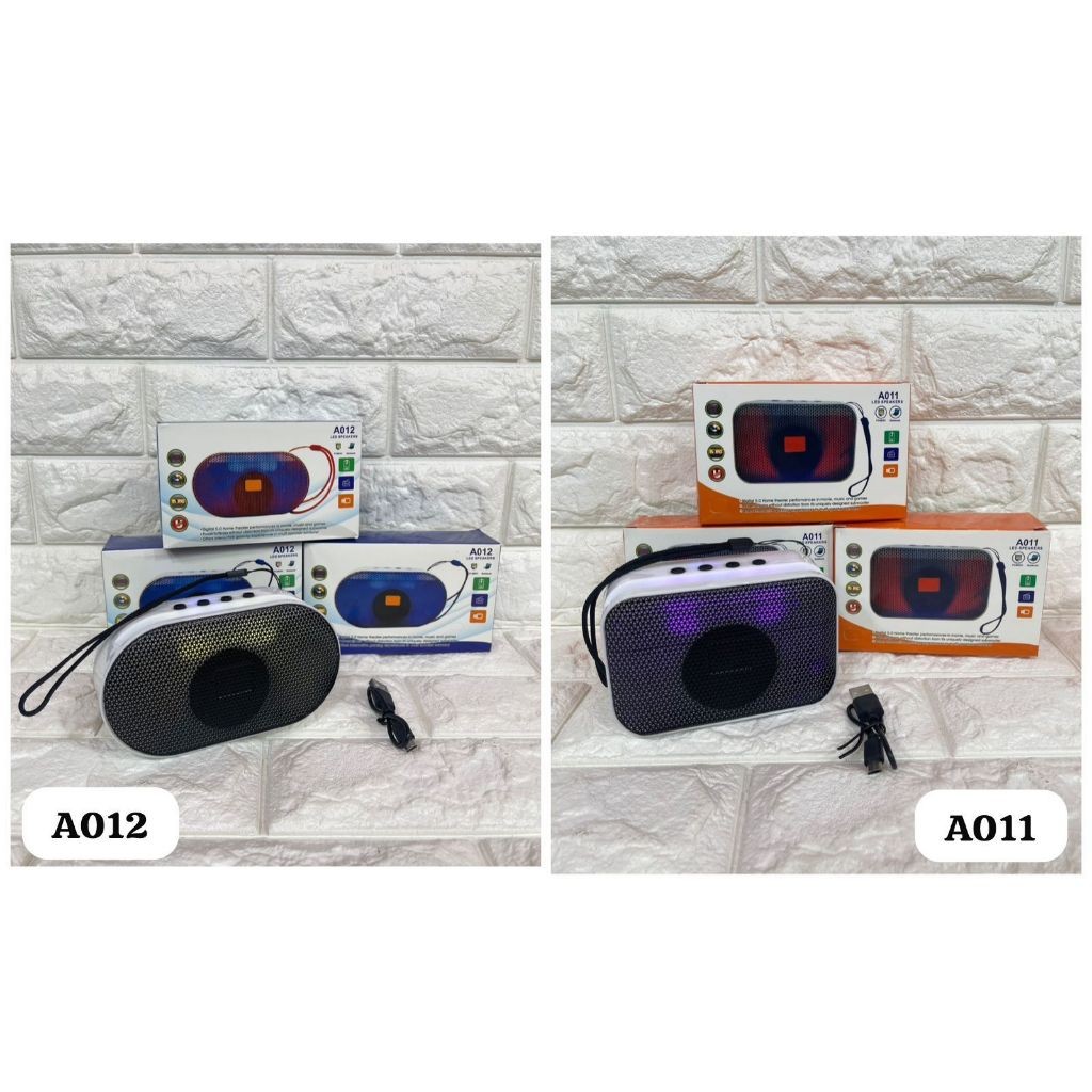 Speaker Bluetooth A011 & A012 Led Speaker Wireless