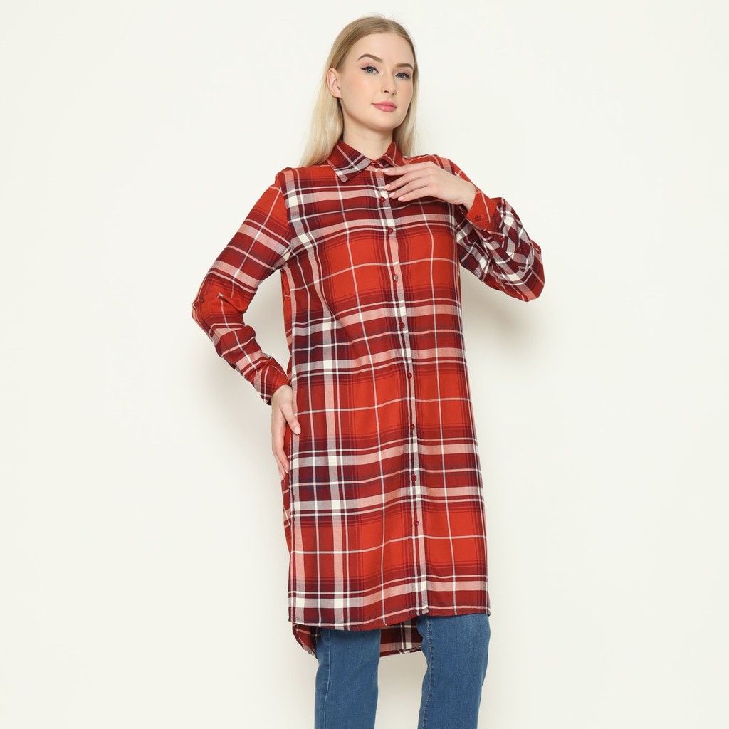 Rodeo - Tunik Wanita - Sreya Tunik - Terracota
