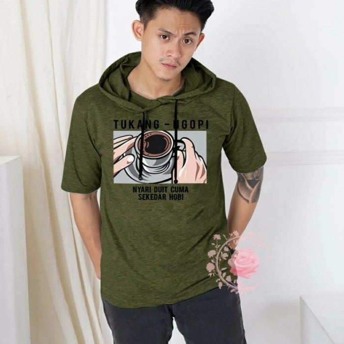 Baju pria ponco army Sweater hoodie cowok remaja murah ngo gb