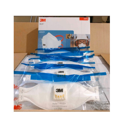 Masker 3M Aura 9332+ FFP3 Respirator - Masker Hijab 3M