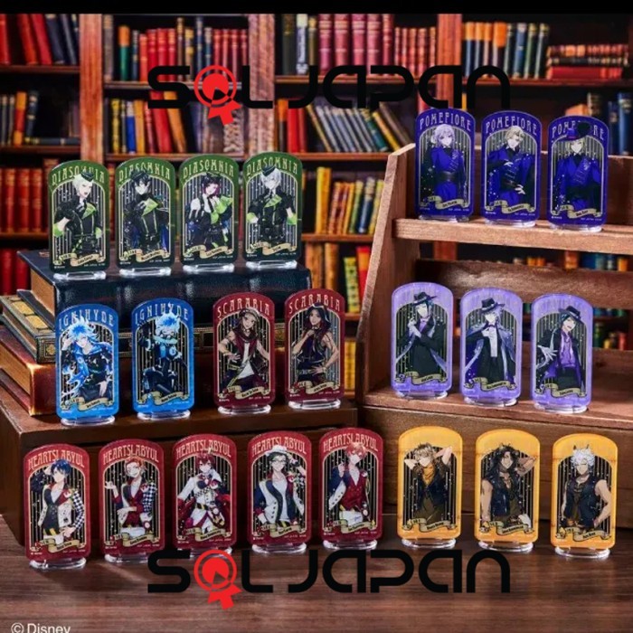 Twisted Wonderland Ichiban Kuji Acrylic Stand Ace Deuce Cater Leona Ruggie Jack Kalim Jamil Rook Epe
