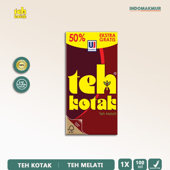 

Teh Kotak Rasa 300ml - 1 Dus Isi 24 pcs - Apel / Lemon / Melati