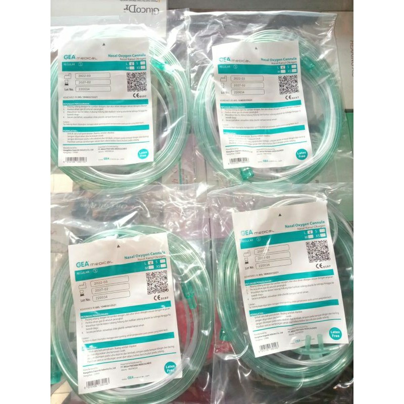 Selang Oksigen/ Selang Canul Oksigen Dewasa GEA