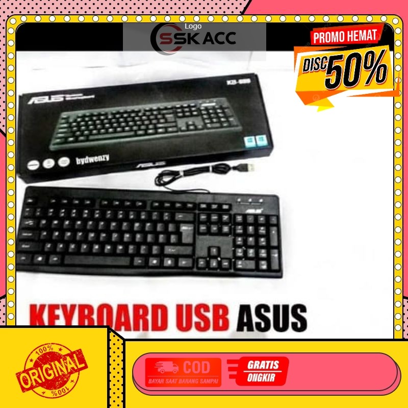 KEYBOARD USB ASUS KB-880 / KEYBOARD ASUS BRANDED SSK
