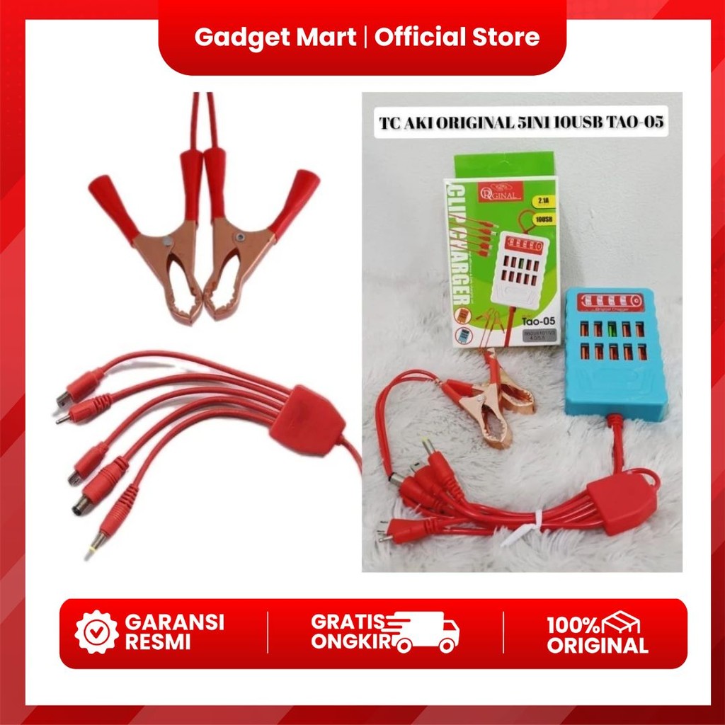 TC AKI ORIGIN4L 5 in 1 10 usb Tao-05 TC AKI TAO-05 CHARGER