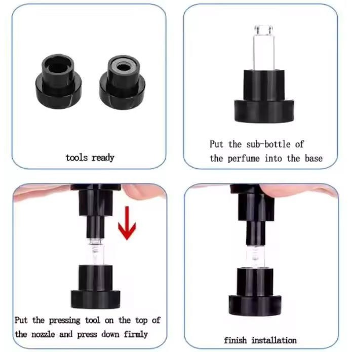 Alat press botol parfum manual Perfume Bottle Vial Machine Bottle Spray Manual Sealing Tools Double 