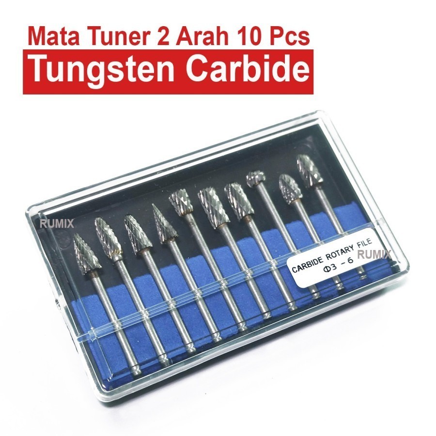 Mata Bor Tuner Rotary Burr Tungsten Carbide Mini Grinder Drill Cuner tuner