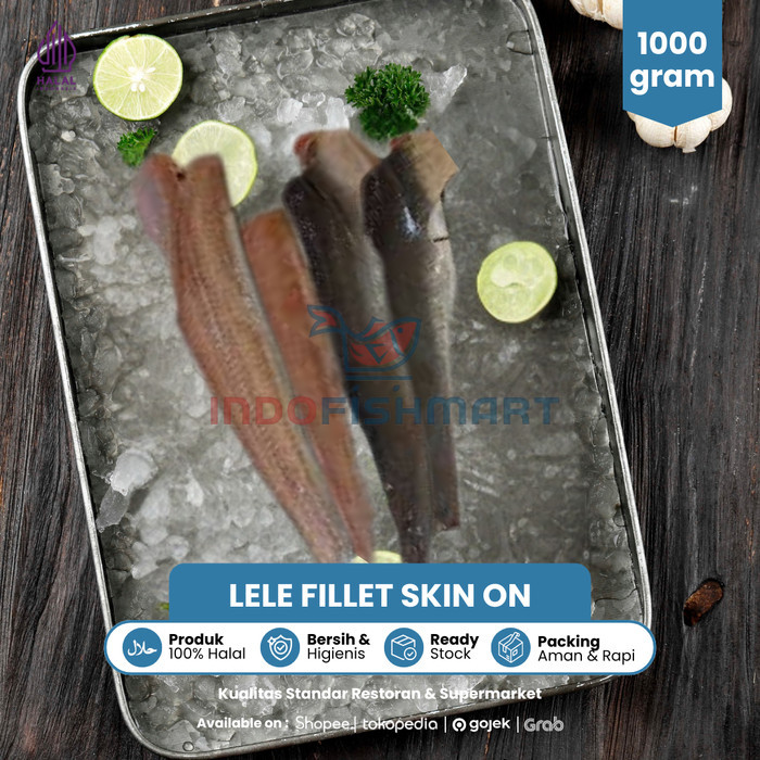

Ikan Lele Fillet Skin On Premium Beku Frozen Grade A - 500 gram