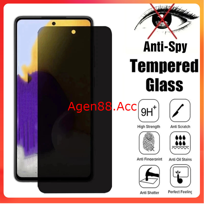 [ ANTI GORES SPY SAMSUNG S20 FE / S21 FE / S23 FE / S24 FE ] TEMPERED 5D SPY PRIVACY ANTIGORES GELAP