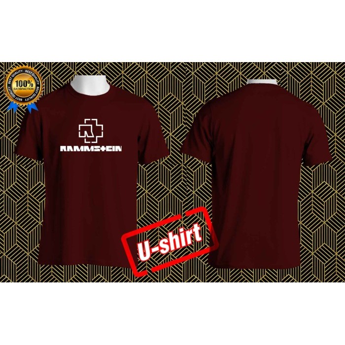 NEW Baju Distro Kaos Rammstein simple Keren Costumerch USN