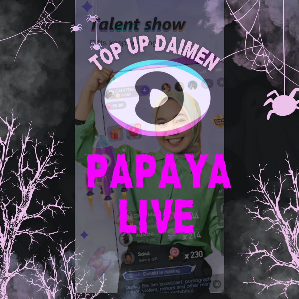 Software Kasir PAPAYA LIVE toppup DAIMEN FAST PROSES #1