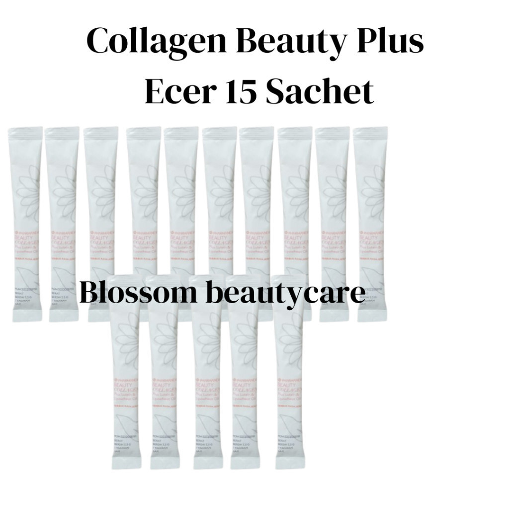 

❤️BLOSSOM❤️MURAH COLLAGEN BEAUTY PLUS ECER 15 SACHET EXP 9/2025