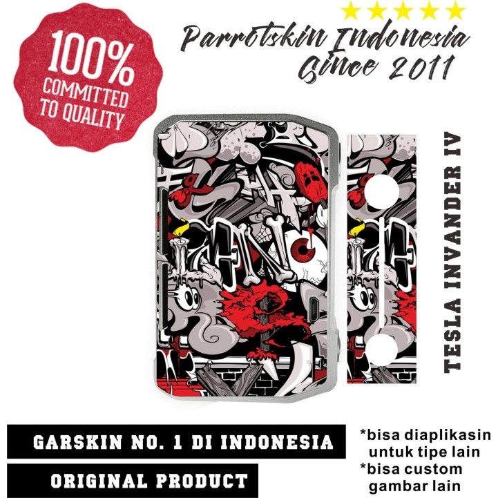 

Garskin Skin tesla Invander IV 4 Cool Art