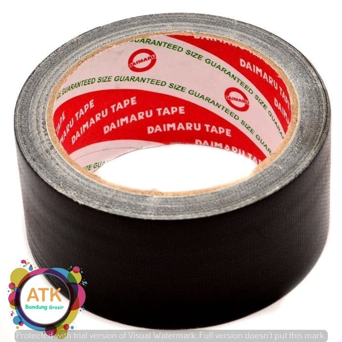 

Lakban Kain Linen Cloth Tape 2" 48mm X 12M Hitam/Black DAIMARU