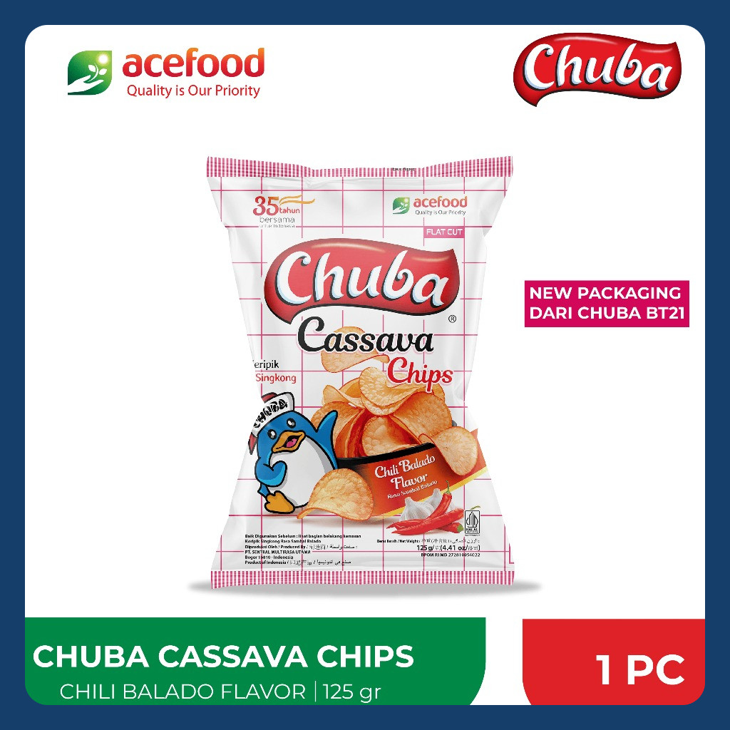 

Chuba Cassava Chips Rasa Sambal Balado 125 Gr