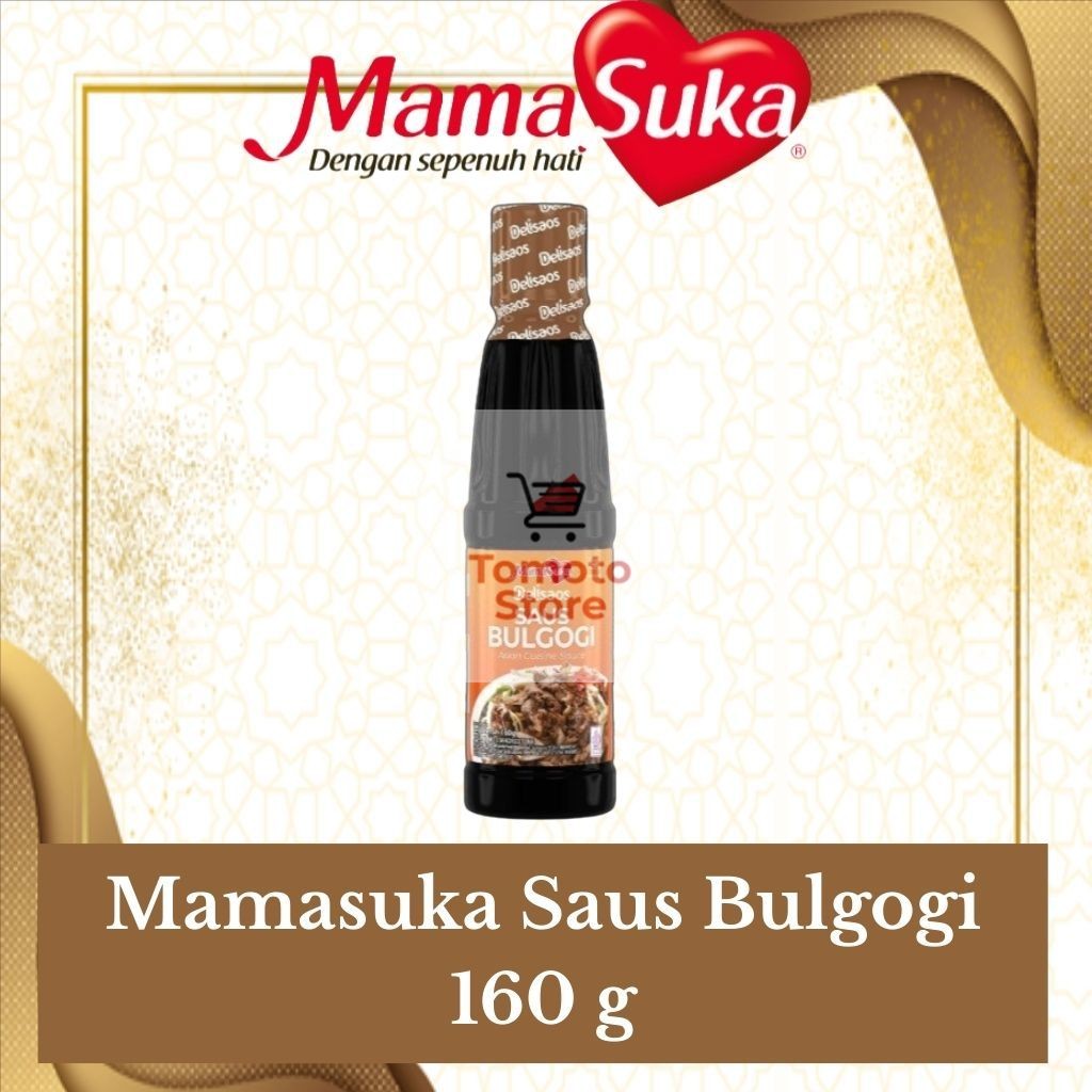 

✨ TOMOTOSTORE ✨ MAMASUKA Delisaos Saus Bulgogi 160 gr Saus Masakan Asia / Asian Cuisine Sauce