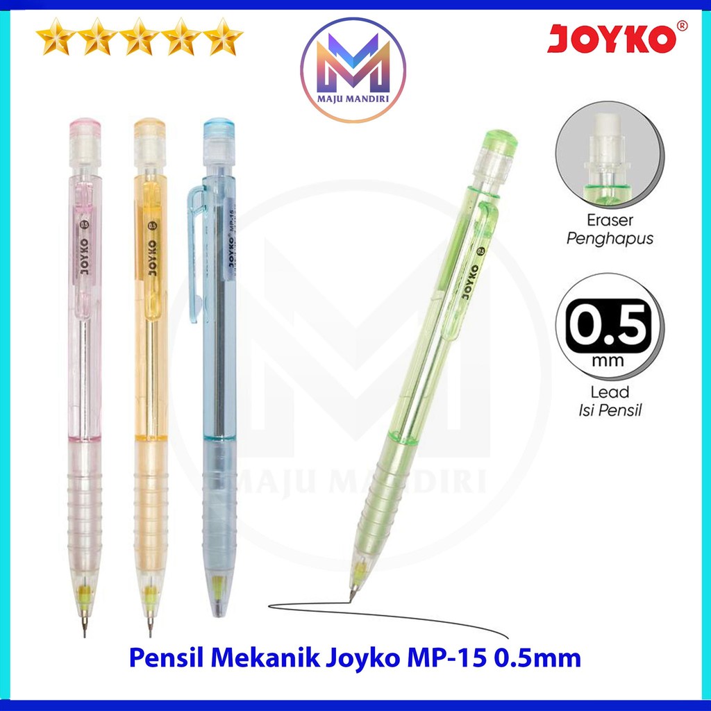 

Pensil Mekanik Joyko MP 15 0.5 mm / Mechanical Pencil Jual Per Pack
