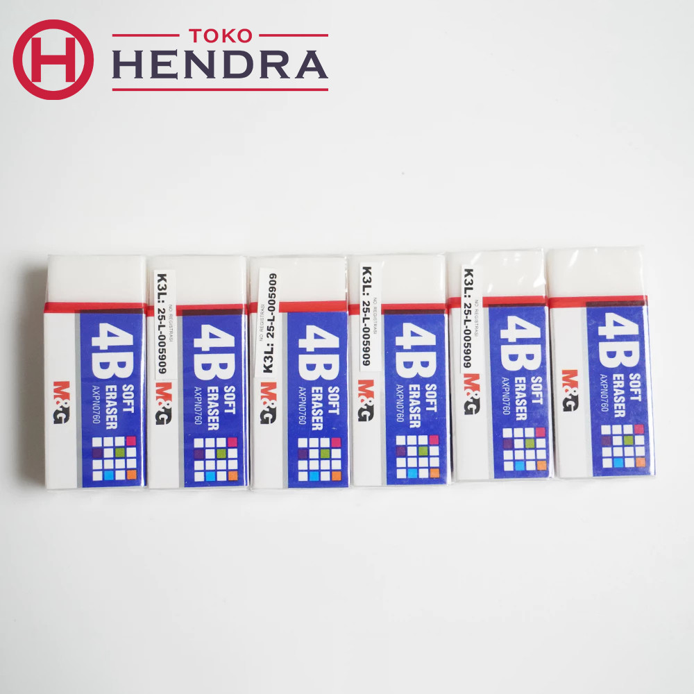 

M&G 4B Soft Eraser AXPN0760 Ukuran Kecil– Penghapus Lembut untuk Sketsa & Tulis