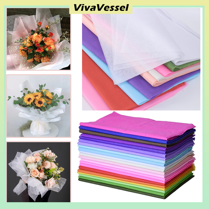 

Flower Wrapping Tisu Non Woven 29PCS/ Kertas Tisu Buket Bunga/Flower Wrapping Paper Cotton