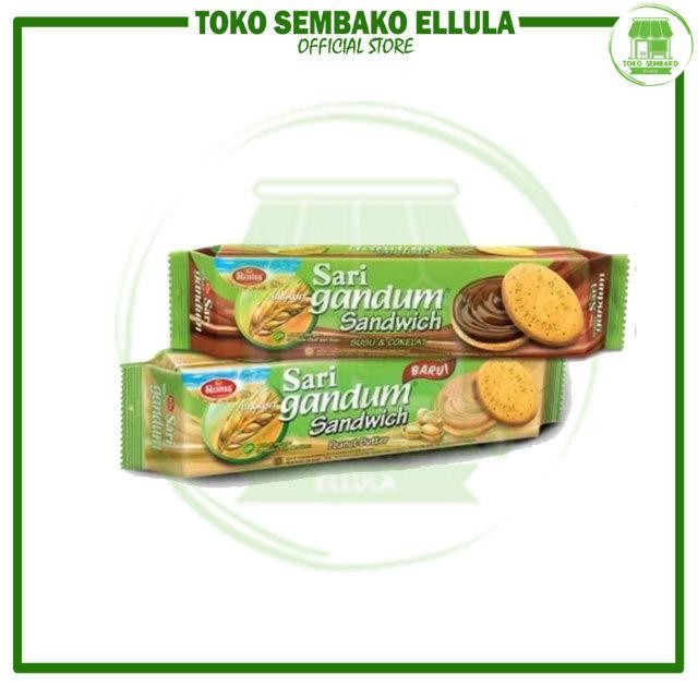 

Toko Sembako ELLULA - Roma Sari Gandum 108g ROMA SARI GANDUM PEANUT / ROMA SARI GANDUM COKLAT /KACANG [PCS]