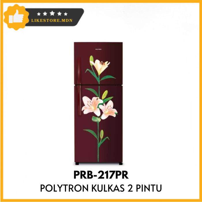 POLYTRON KULKAS 2 PINTU PRB-217 PR