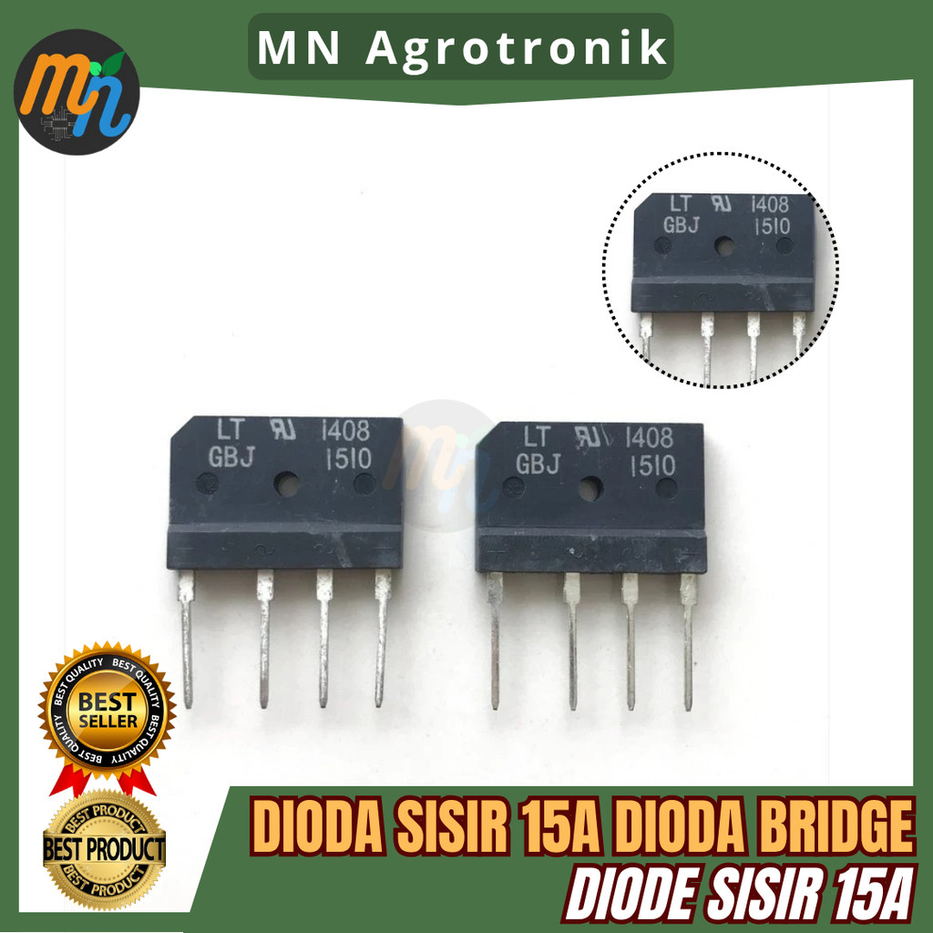 DIODA SISIR 15A DIODA BRIDGE DIODE 1510 15AMPERE DIODE SISIR 15A