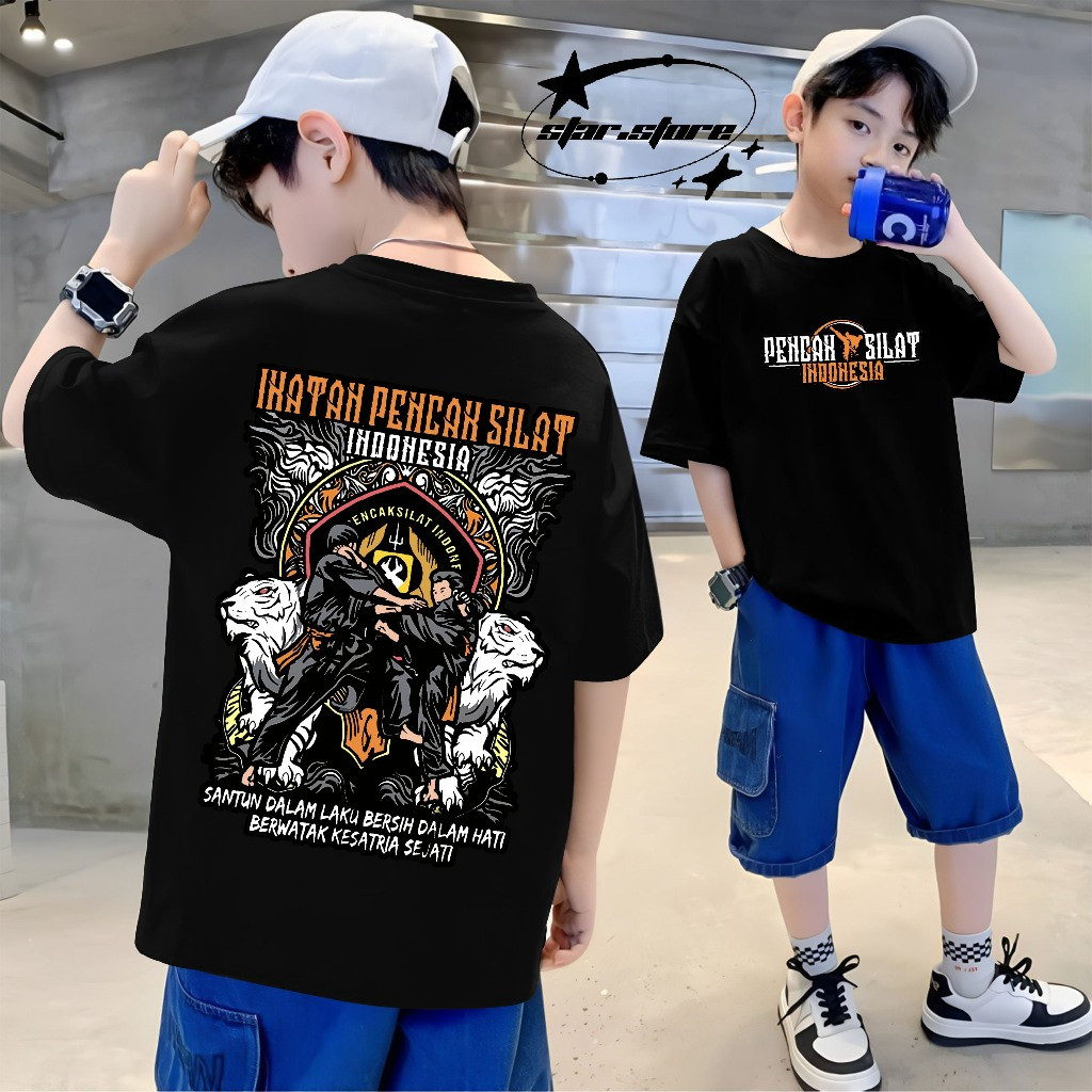 OBRAL KAOS ANAK T-SHIRT IPSI IKATAN PENCAK SILAT INDONESIA - KAOS PENCAK SILAT INDONESIA - KAOS IPSI
