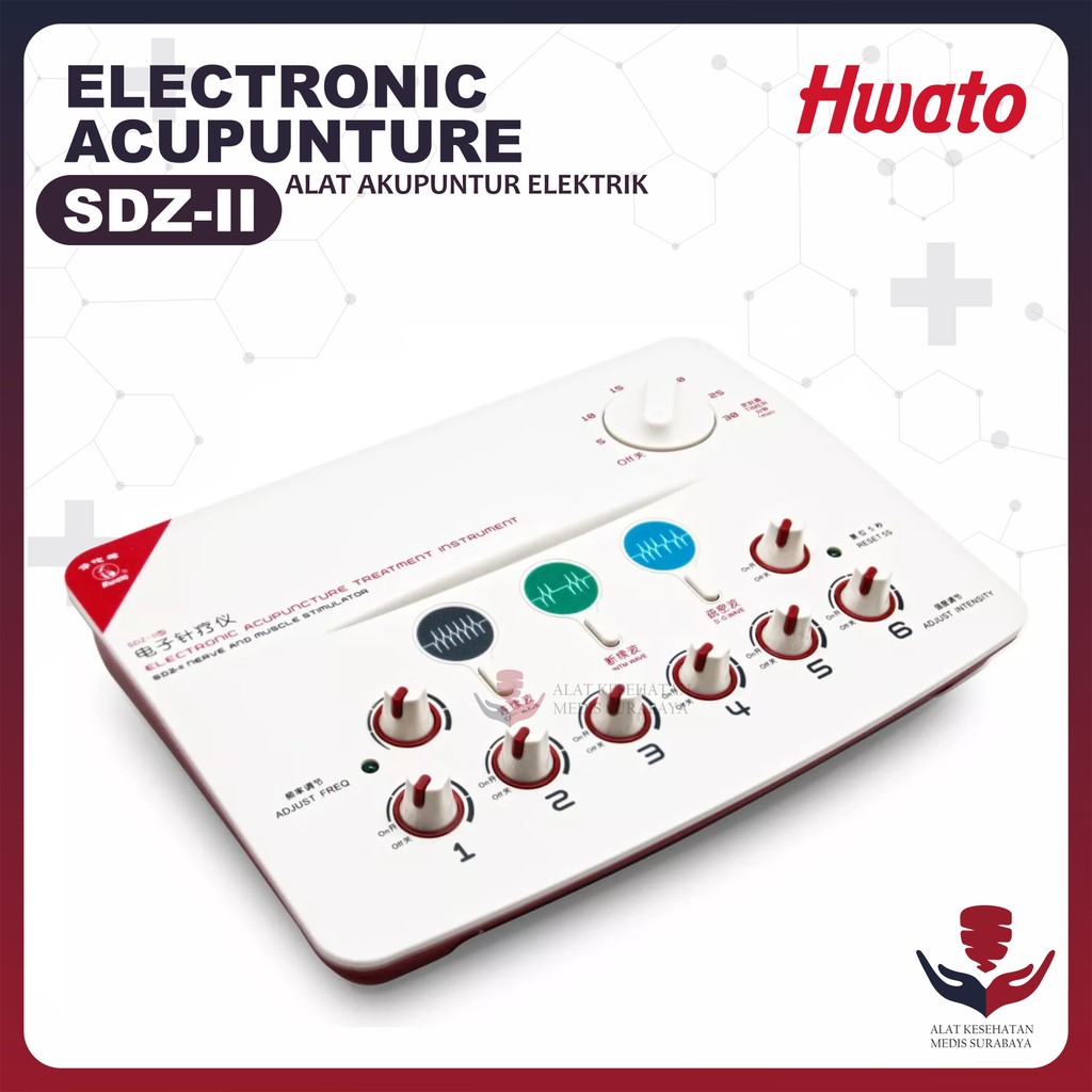 Hwato Stimulator Akupuntur Tens SDZ II Alat Pijat Terapi Elektrik
