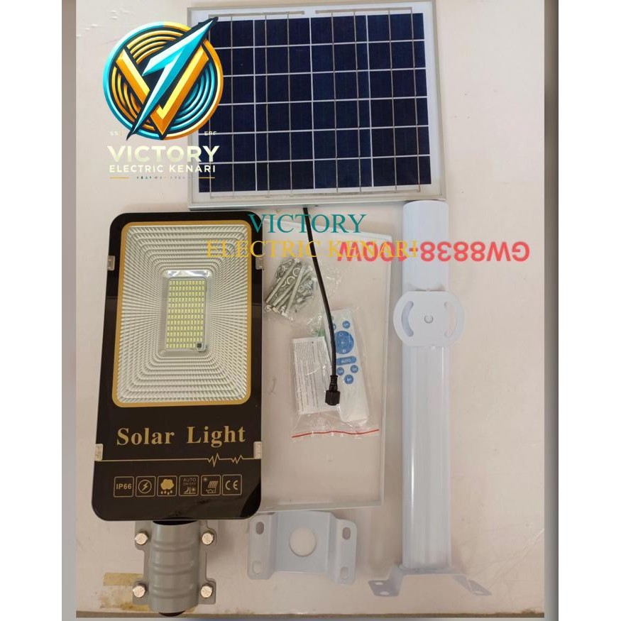 lampu jalan solar 100w pju solar cell 100w pju tenaga surya led 100w