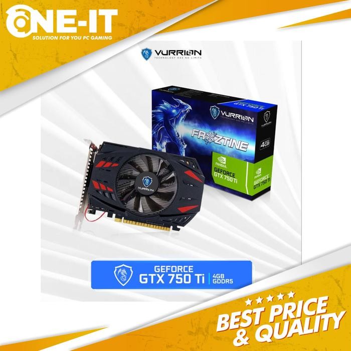VGA NVIDIA VURRION GTX 750 TI 4GB GDDR5 128-bit GTX750TI 4G