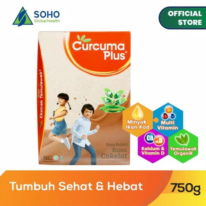 

[Best Seller] Curcuma Plus Susu Bubuk Anak - Coklat 750gr (1 - 6 Tahun - Honey