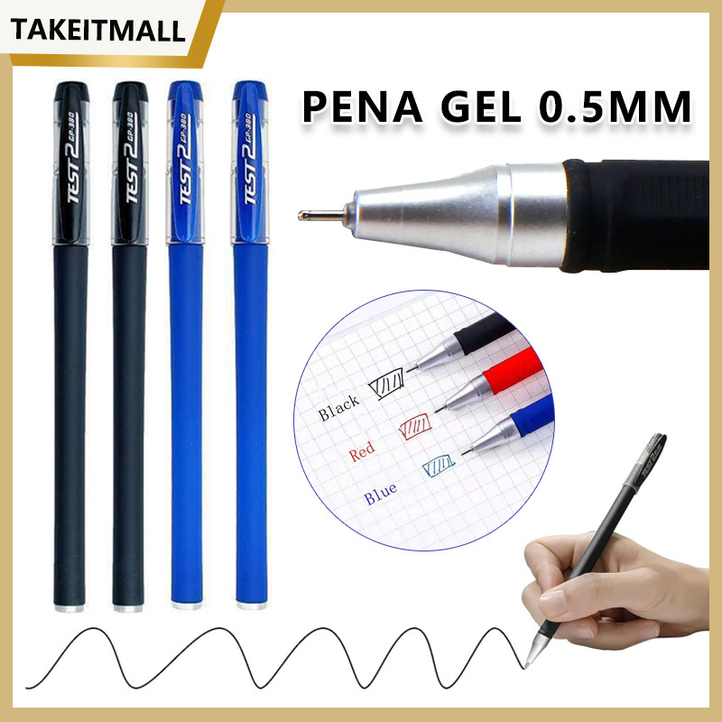 

Pena Gel 0.5mm Model/Alat Tulis Sekolah Kantor Bolpoint Tinta Gel Cair/Warna Warni Ujung Lancip Model