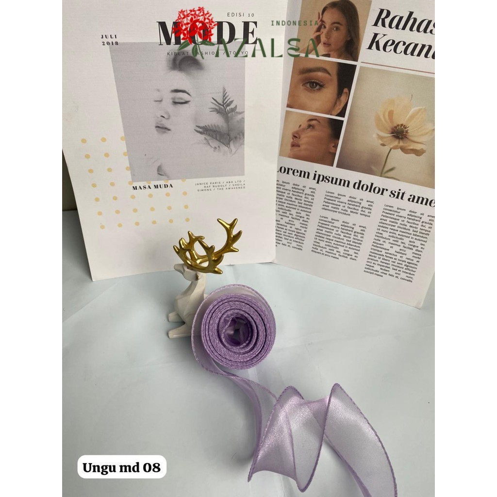 

AZALEA - PTA9 SIMPLE Modern Pita Kado 4cm/Pita Dekorasi Buket