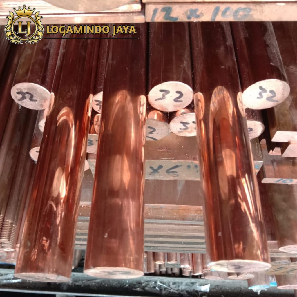 grounding rod as tembaga 5/8 x 2 meter - tembaga murni Grounding rod