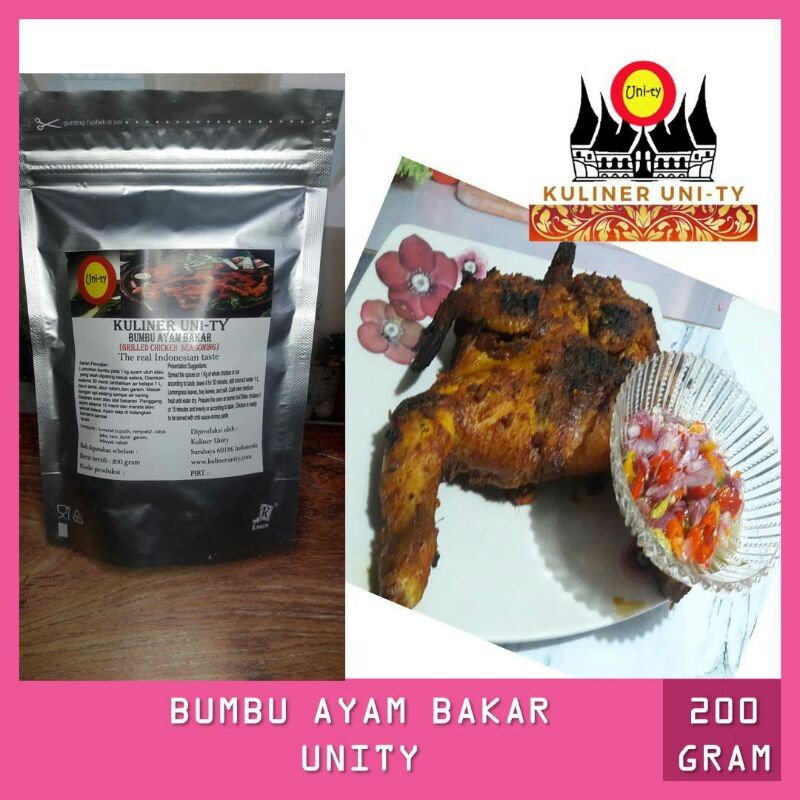 

Bumbu ayam bakar padang asli minang premium 200 gram bisa untuk 2 ekor ayam