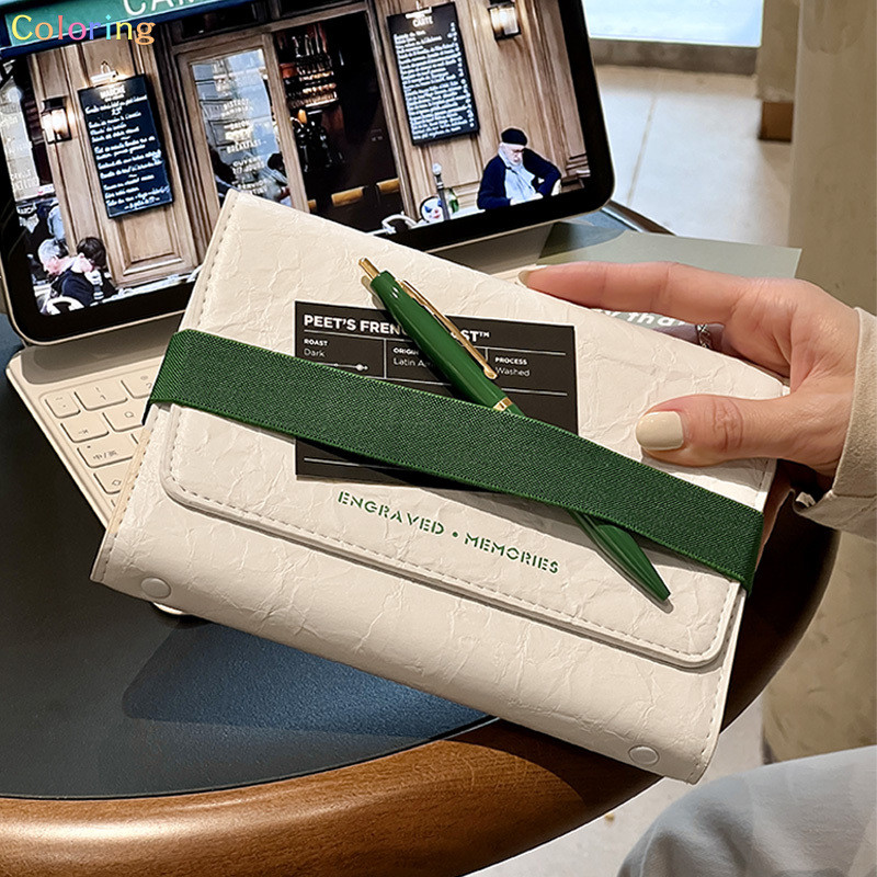 

Delicate Soft Leather Cover Notebook, Loose-leaf Removable Travel Book, Diary A6 Handbook, Without Bleeding or Feathering