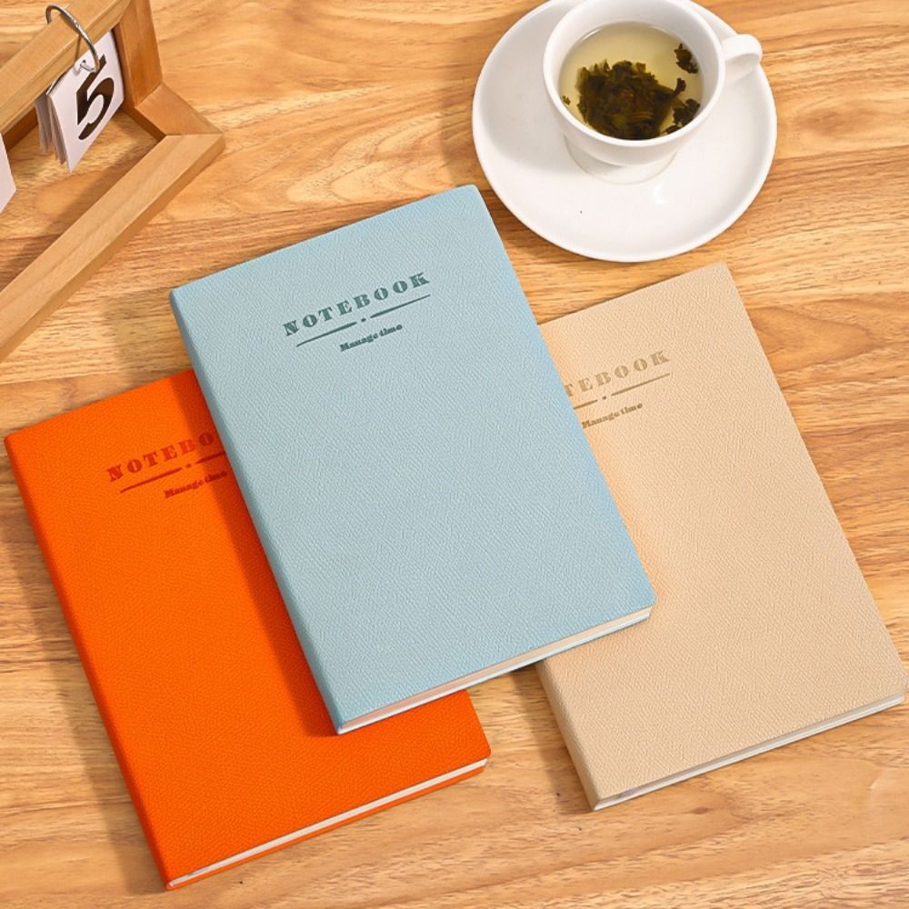 

PU Cover Soft Leather Notebook Diary Book Writing Pads a4 a5 Office Notebook Journals Stationery Notebook School