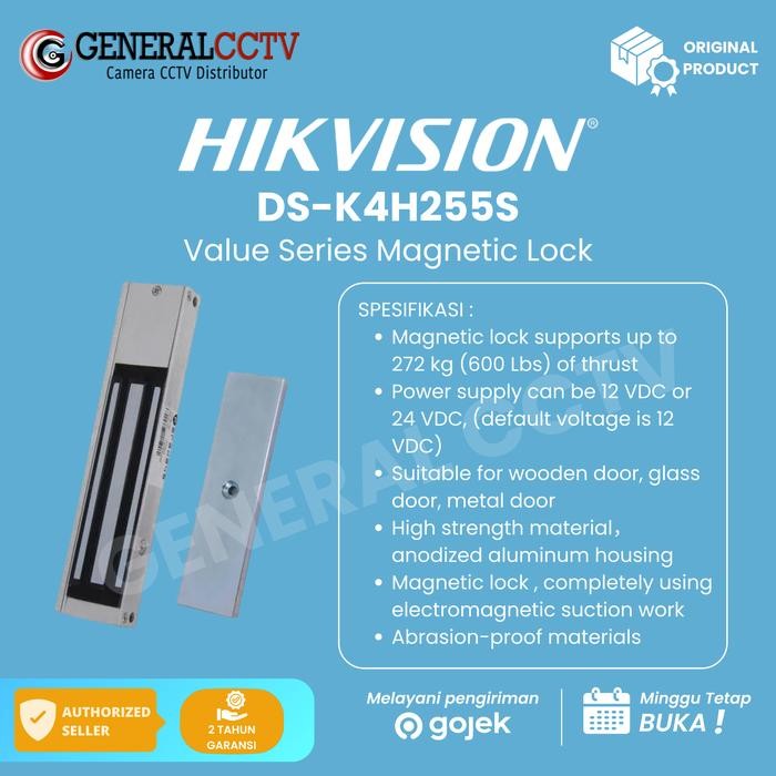 

Hikvision M-Lock DS-K4H255S Value Magnetic Locks Magnetic lock