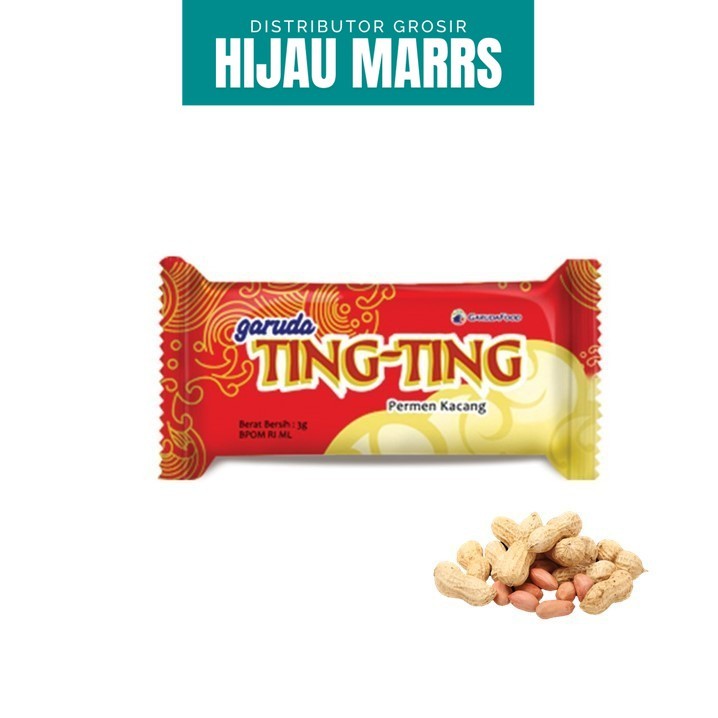 

HM ~ 1 Butir Permen / Cemilan Ting-Ting Garuda 3gr