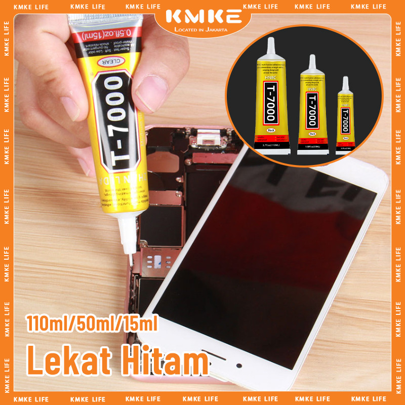 

15/50/110ML T-7000 Lem Lcd Touchscreen Lem Perekat Aksesoris Bening Lem Casing Lem Hp Cairan Hitam