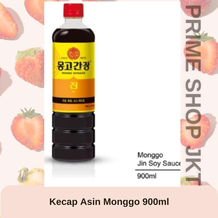 

Monggo Jin Gan Jang 900ml Korean Soy Sauce Kecap Asin Jin Korea