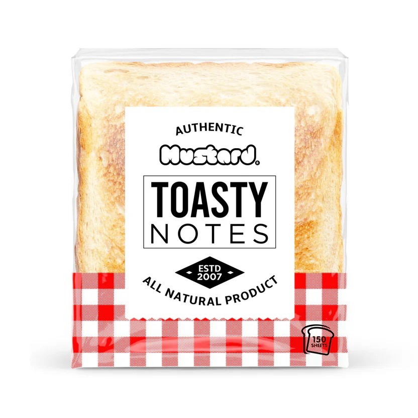 

Gift Mustard Toasty Notes - GWP