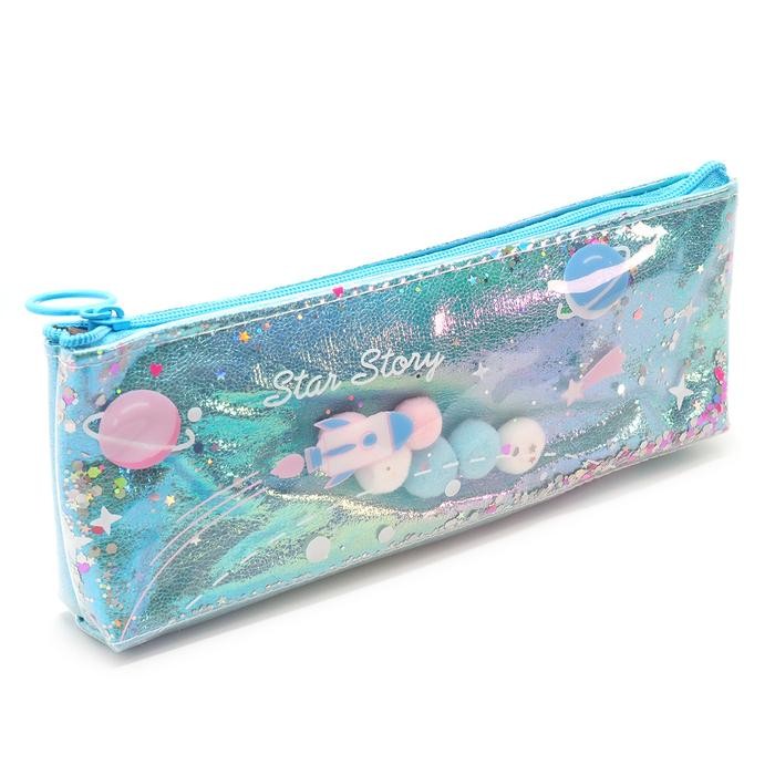 

NEW TREND~ KY254 Scoop Tempat Pensil Star Story 61520501 - Biru