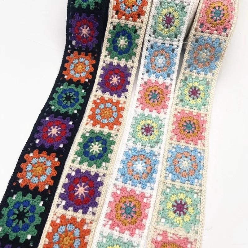 

1 Yards Lace Ribbon for Apparel Sewing Fabric Trim Crocheted Lace Fabric Handmade Accessories
