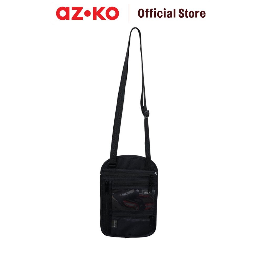 AZKO Passport Tas Selempang Travel Dengan Rfid Block Protection Sling Bag Stylish Tas Crossbody Cewe