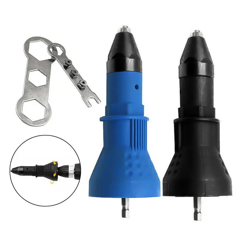 Riveting Drill Adapter Electric Pull Rivet Nut Gun Conversion Adapter Cordless Rivet Adaptor Nut Too