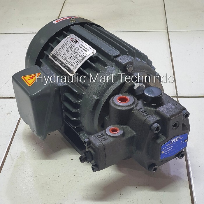 dinamo induction motor elektrik 0,75 KW (1 HP) - 3 Phase AC 220/380 Volt brand OLEO + pompa SVPF-12-