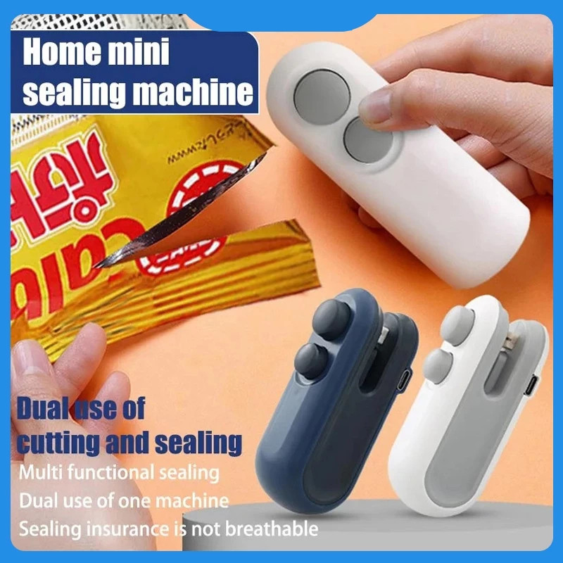2 in 1 Sealer Mini/sealer Plastik/alat Press Plastik Makanan/hand Sealer/press Plastik Makanan
